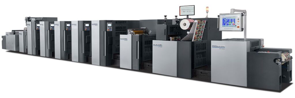 ofsetová rotačka Weigang ZP 520 rotary offset label printing machine